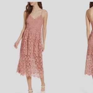 ASTR the Label Lace Midi Dress